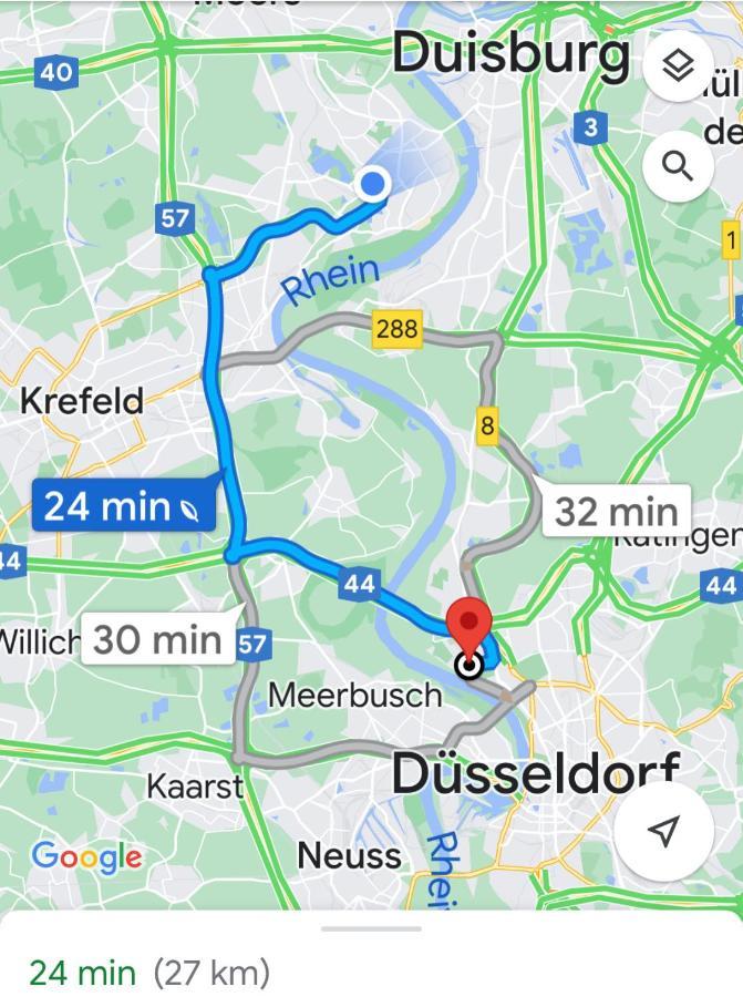 2 Rooms, Free Parking, 25 Min To Duesseldorf, 150 Mbps Wlan Дуйсбург Экстерьер фото